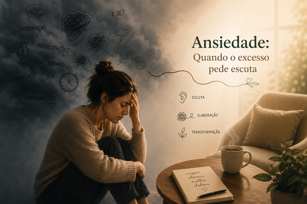 Ansiedade Quando o excesso pede escuta